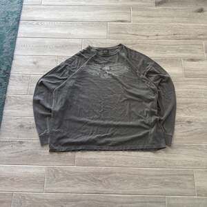 Vintage Harley Davidson Y2k Winged Skull Long Sleeve Shirt